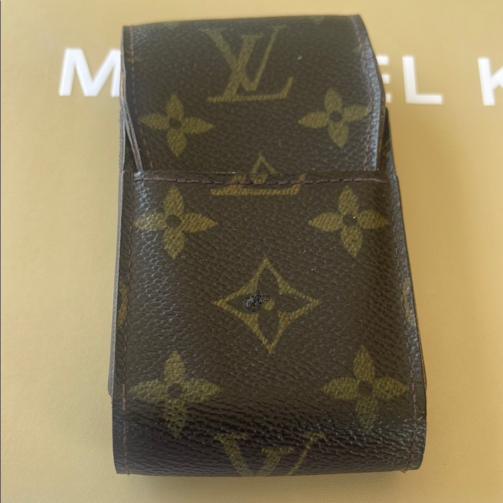 Louis Vuitton Brown Monogram Key & Card Holder